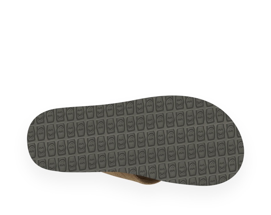 Sanuk M Beer Cozy Stacker Suede Tan