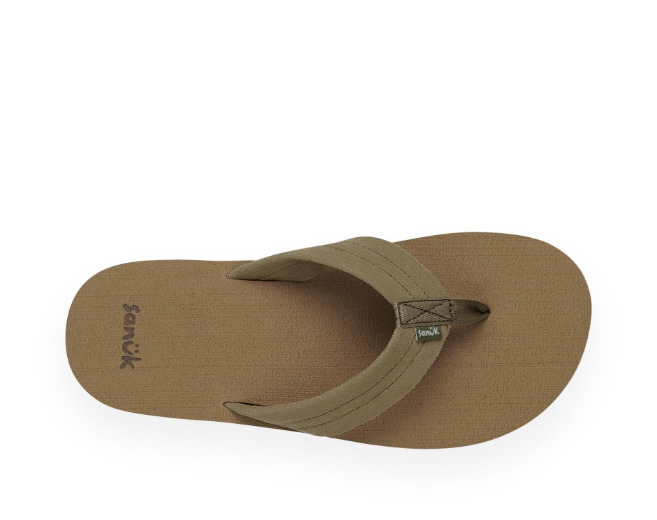 Sanuk M Beer Cozy Stacker Suede Tan