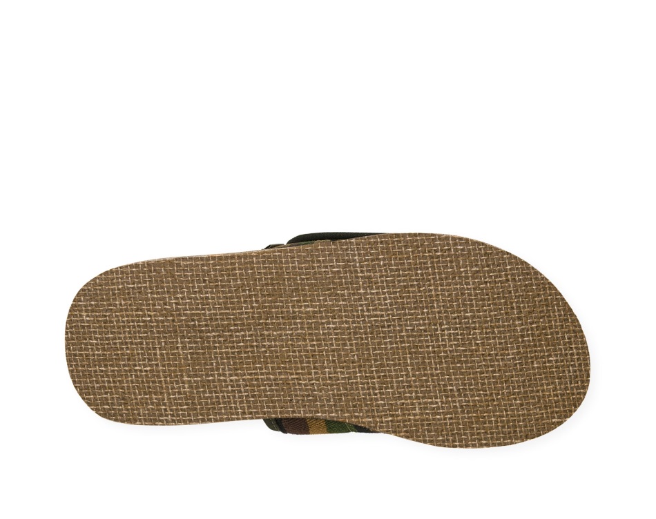 Sanuk M Bixby Camo Hemp Woodland Camo