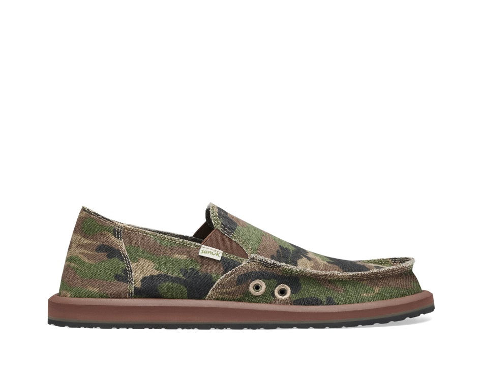 Sanuk M Sidewalk Surfer Woodland Camo