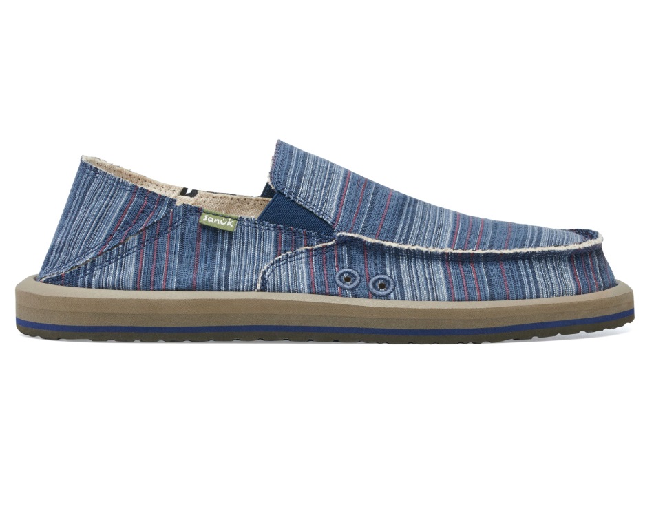 Sanuk M Vagabond St Funk Indigo Stripe