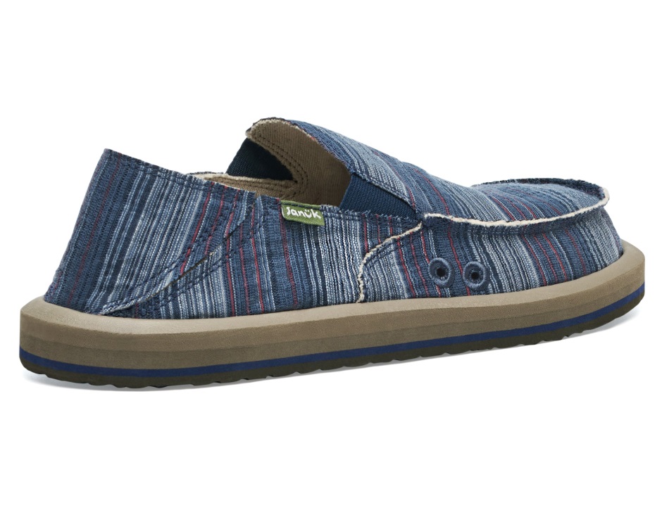 Sanuk M Vagabond St Funk Indigo Stripe