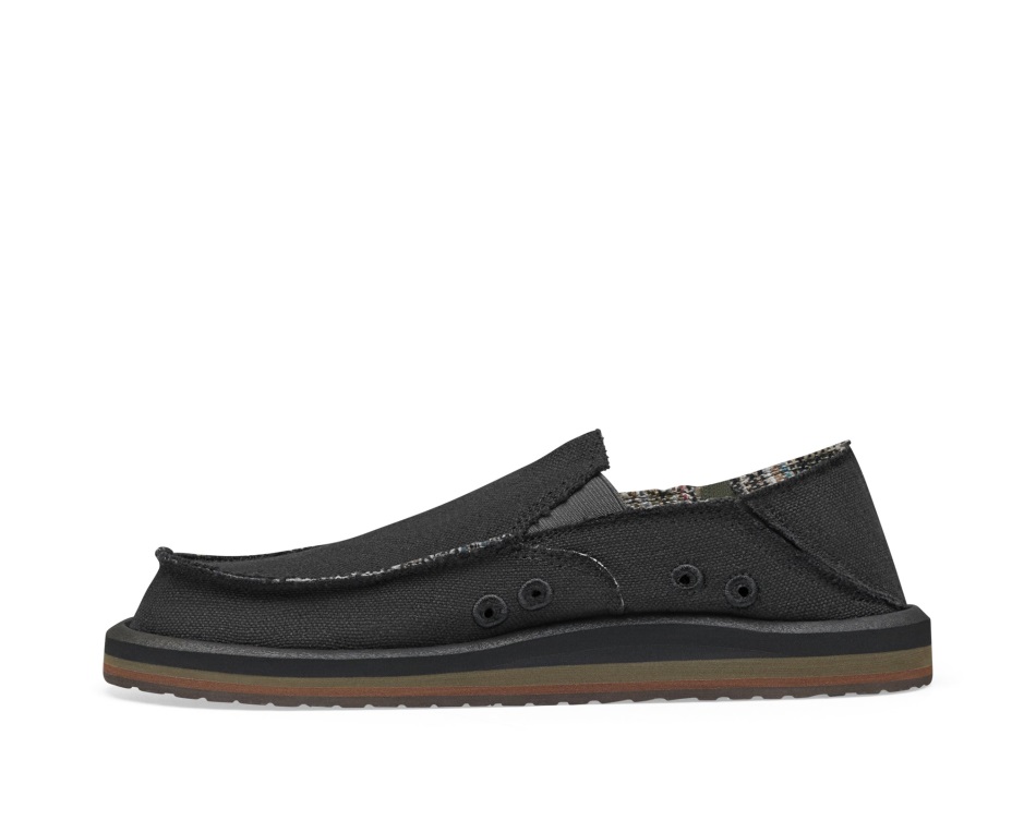 Sanuk M Vagabond St Hemp Black