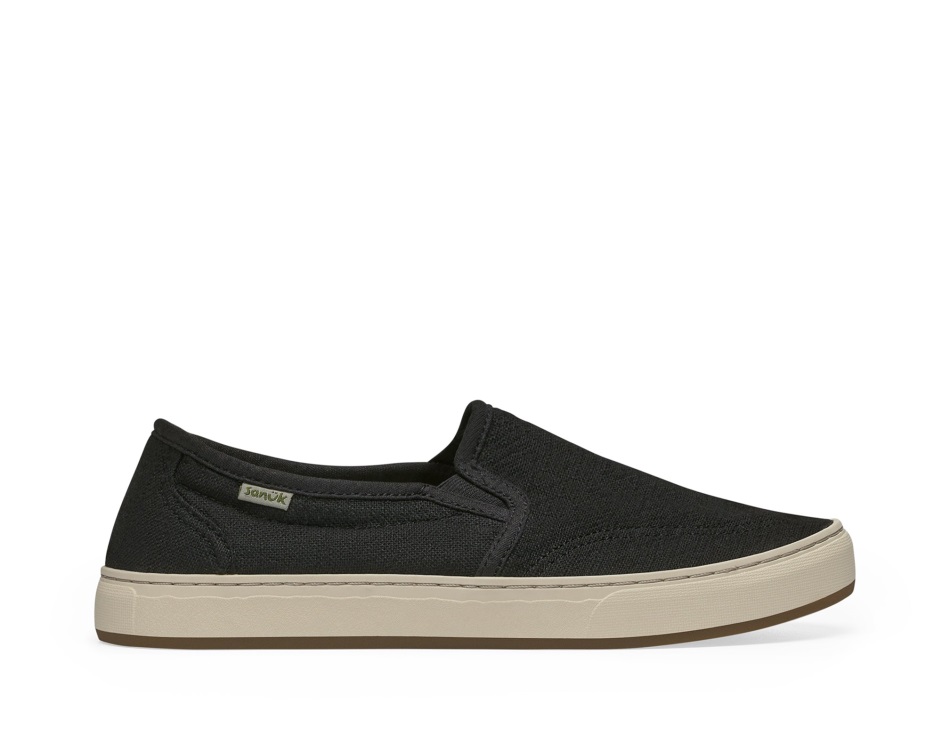 Sanuk W Avery Hemp Washed Black