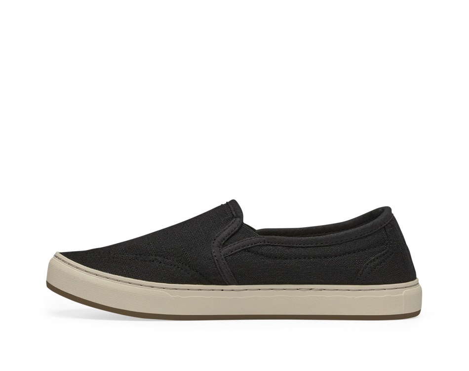 Sanuk W Avery Hemp Washed Black