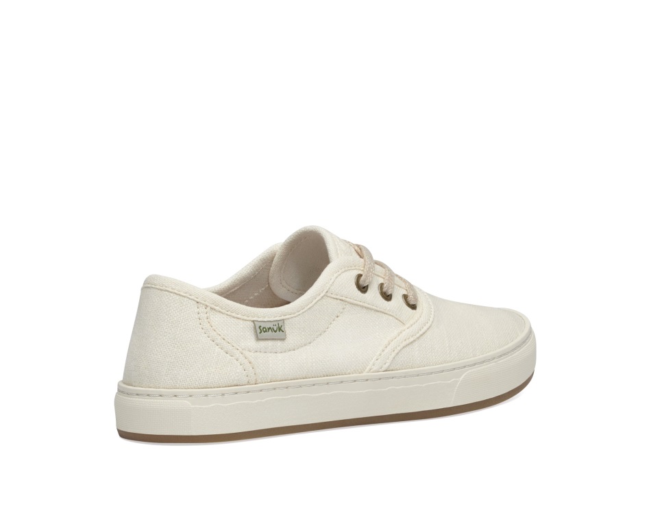 Sanuk W Avery Lace Hemp Washed White