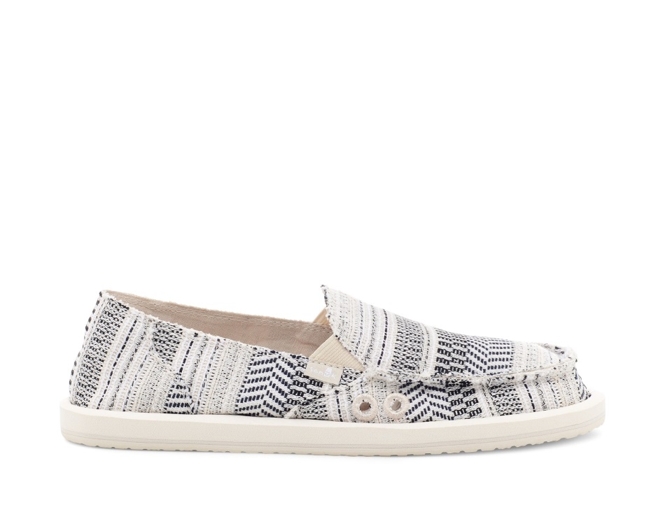 Sanuk W Donna Boho Black-White