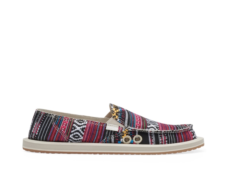Sanuk W Donna Geo Black Multi