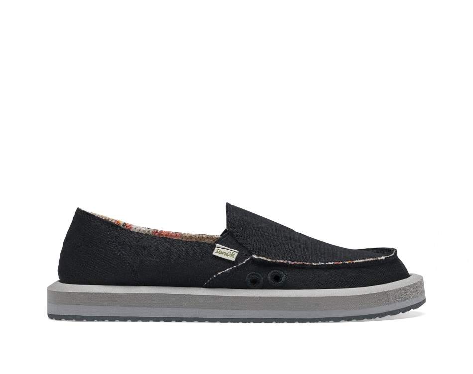 Sanuk W Donna St Hemp Ebony