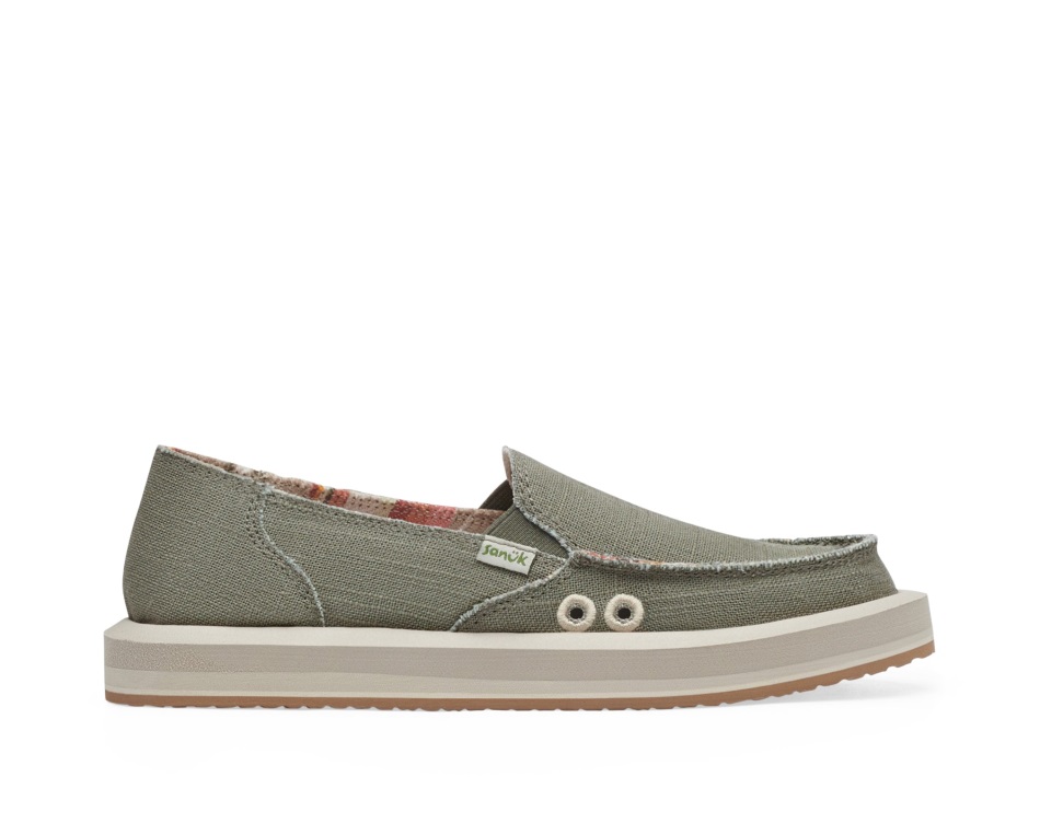 Sanuk W Donna St Hemp Smokey Olive