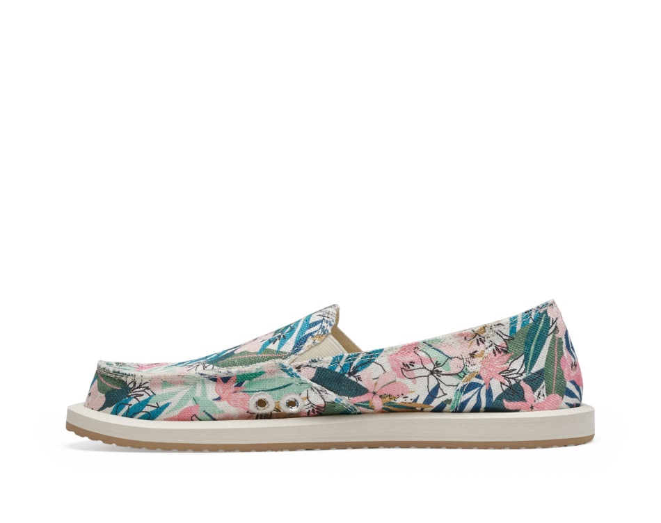Sanuk W Donna Tropical Pink-Green