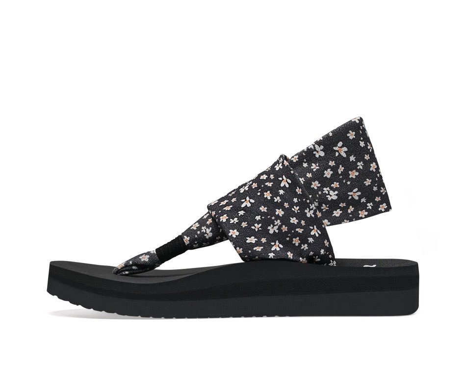 Sanuk W Sling St Midform Microfloral Black