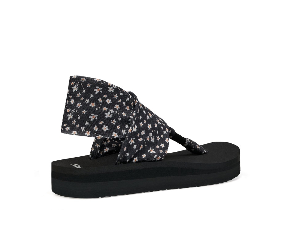 Sanuk W Sling St Midform Microfloral Black