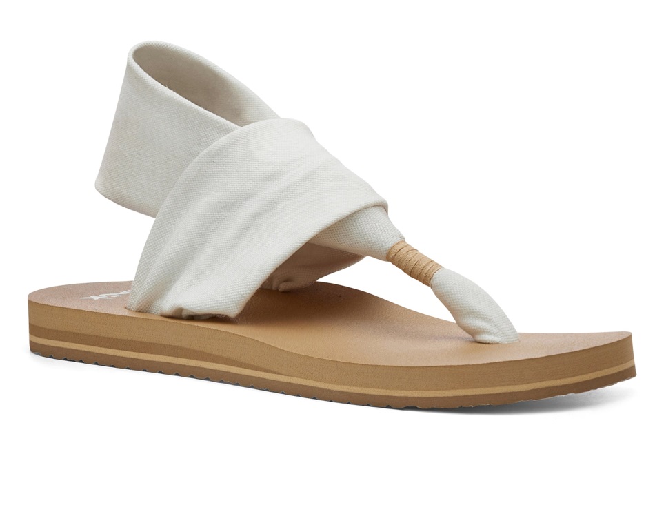 Sanuk W Sling St White-Tan