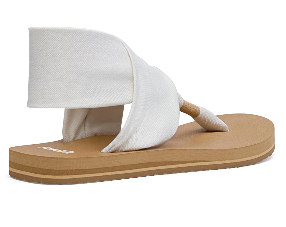 Sanuk W Sling St White-Tan