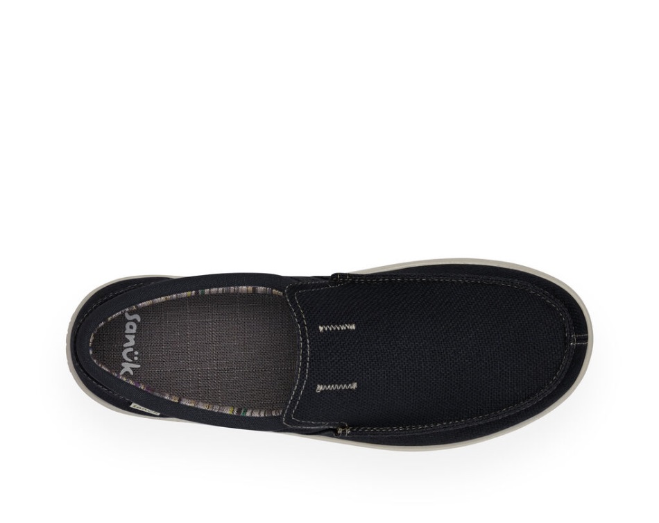 Sanuk Hi Bro Lite Hemp Black