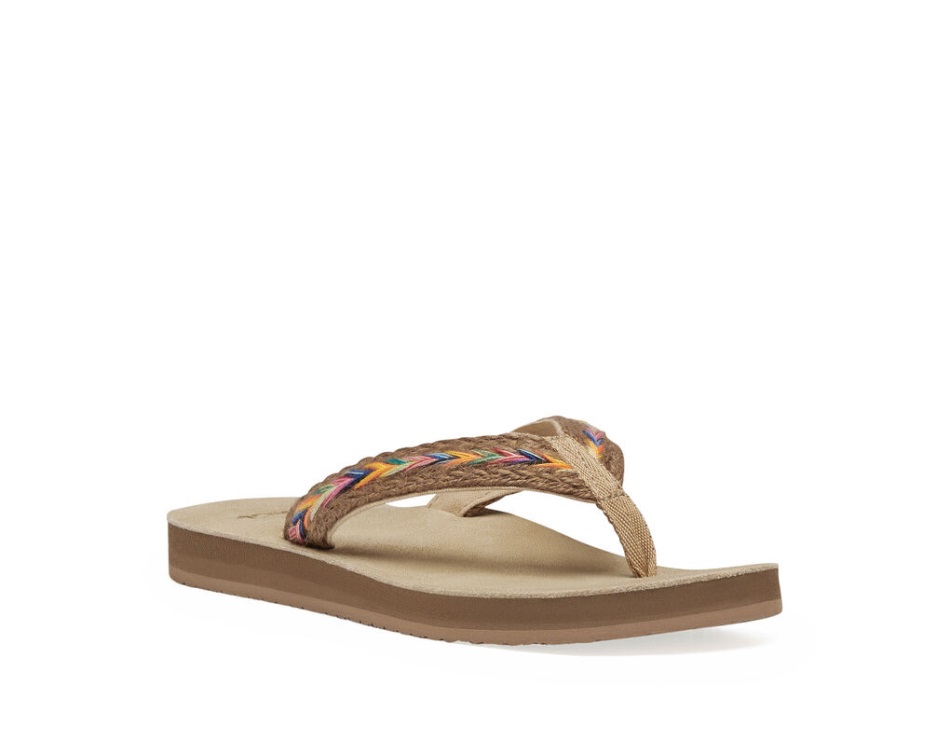 Sanuk Fraidy Hemp Rainbow
