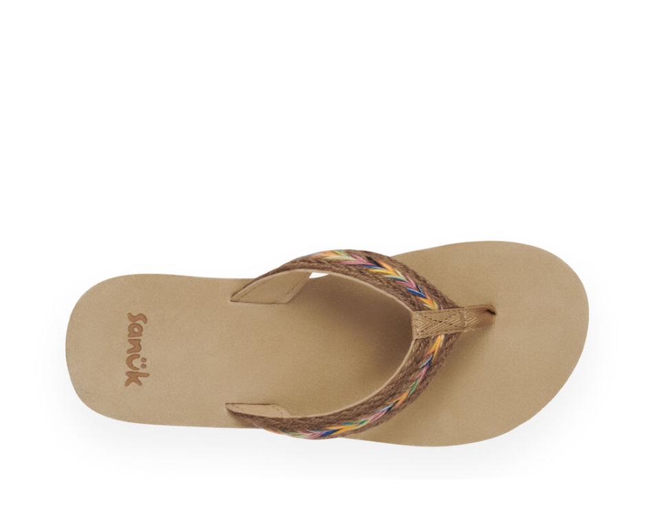 Sanuk Fraidy Hemp Rainbow