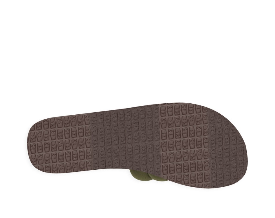 Sanuk Puff N Slide St Dark Olive
