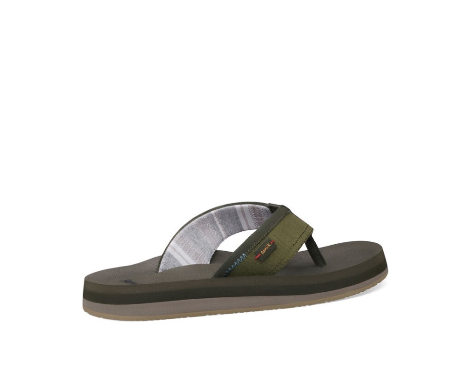 Sanuk Big Swell St Plus Dark Olive