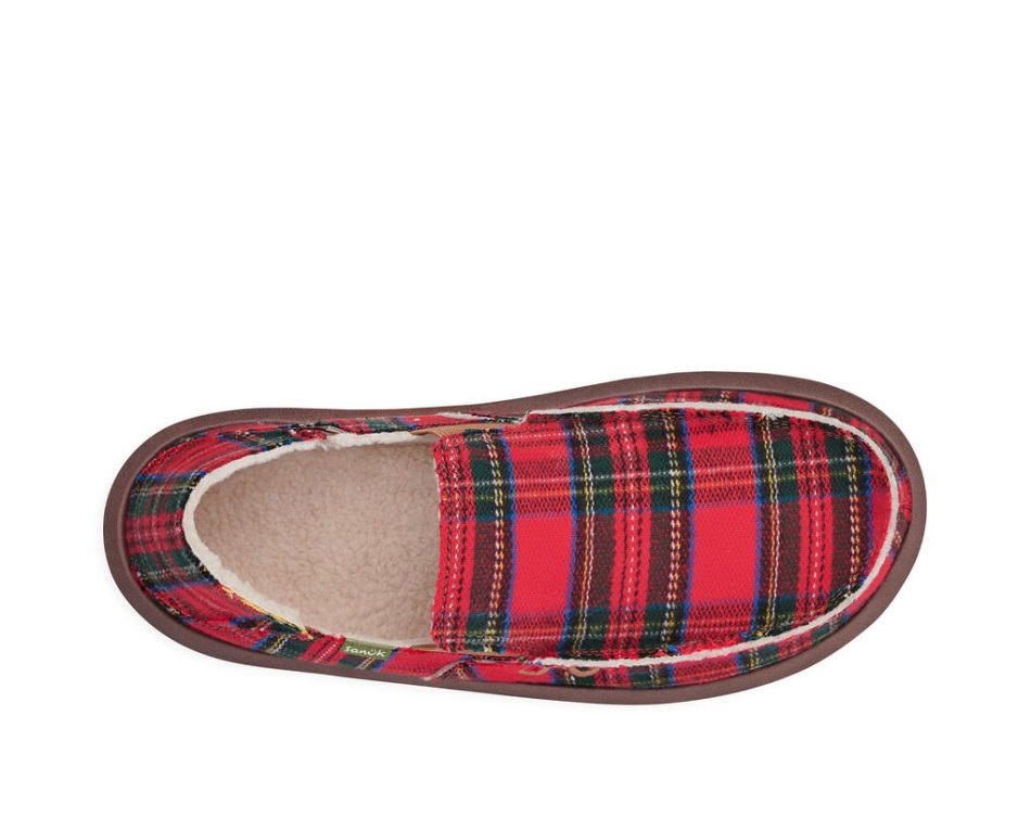 Sanuk Vagabond St Plaid Chill Red Multi
