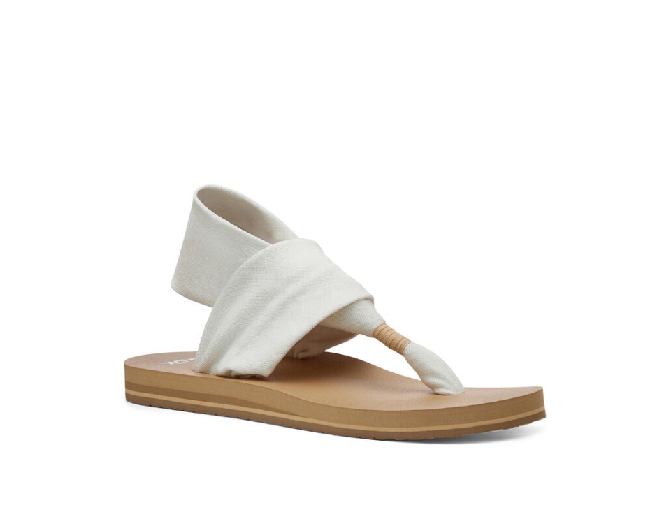 Sanuk Sling St White-Tan
