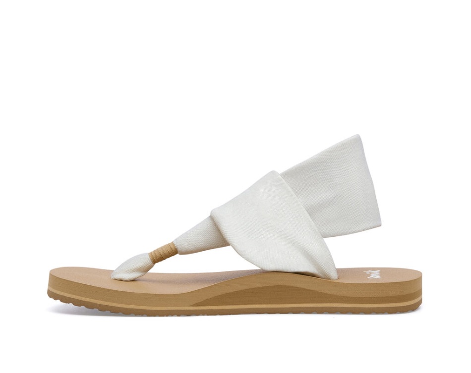 Sanuk Sling St White-Tan