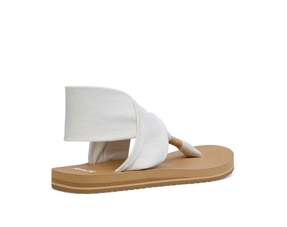 Sanuk Sling St White-Tan