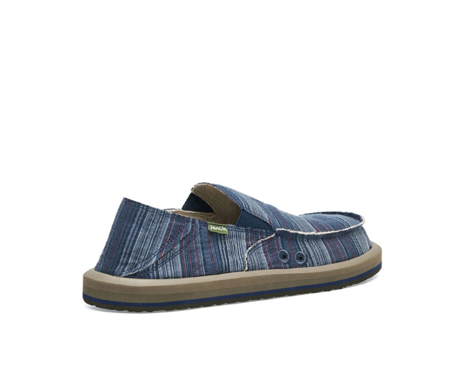 Sanuk Vagabond St Funk Indigo Stripe