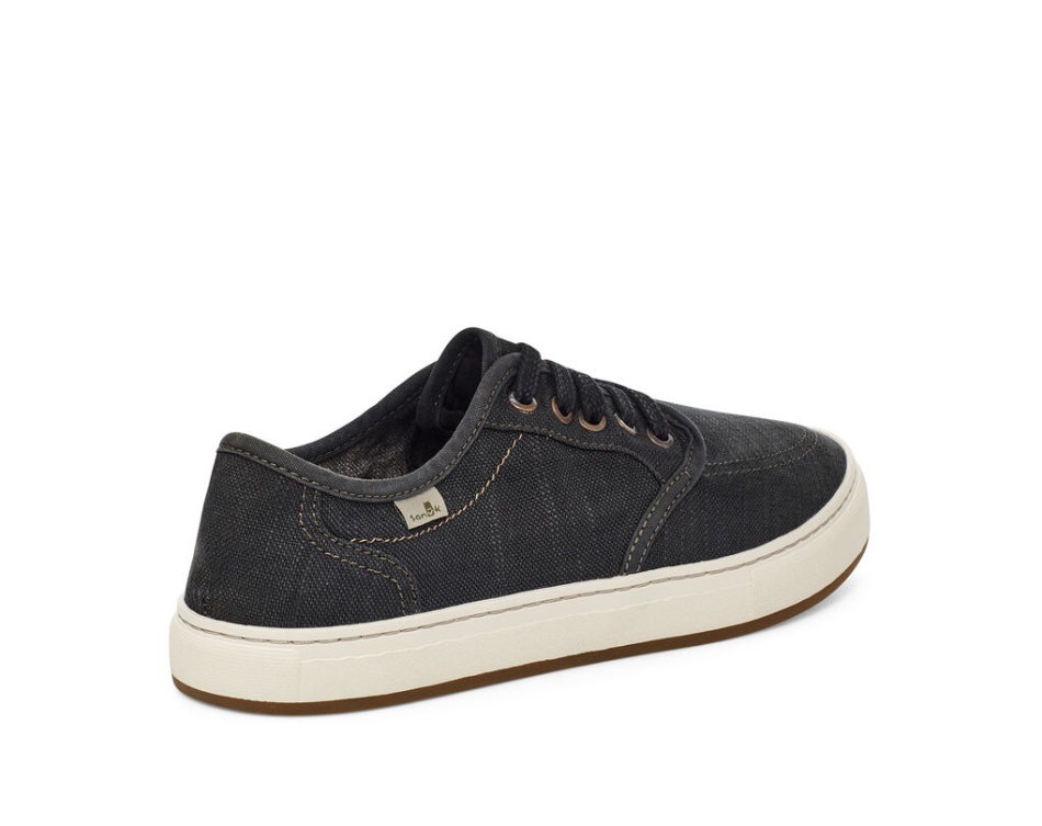 Sanuk Tideline Lace Hemp Washed Black