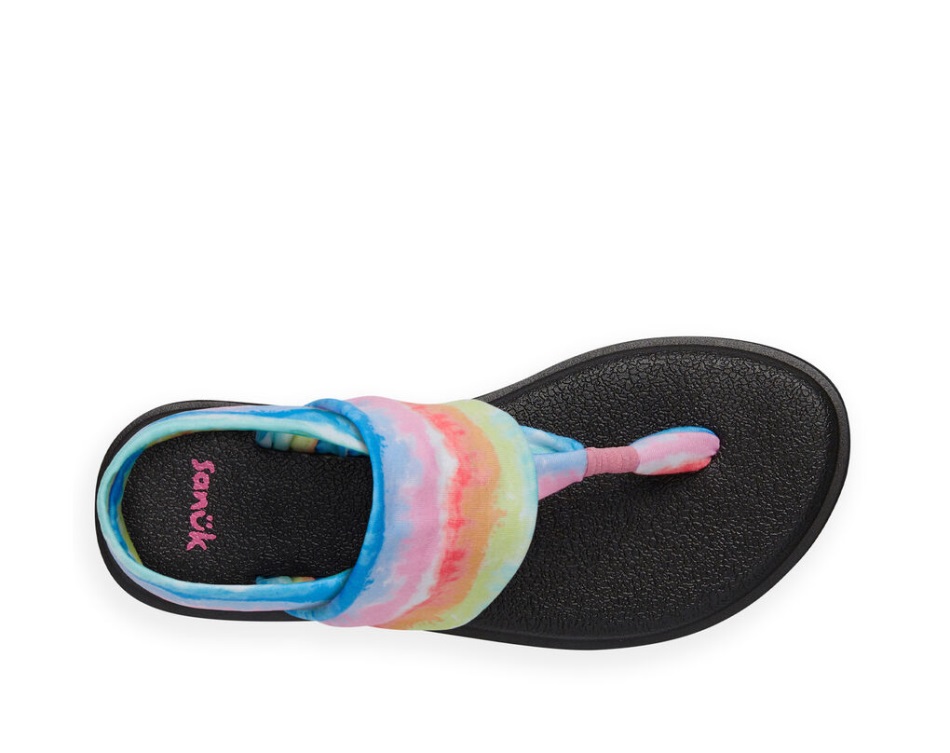Sanuk Yoga Sling Burst Tie Dye Rainbow