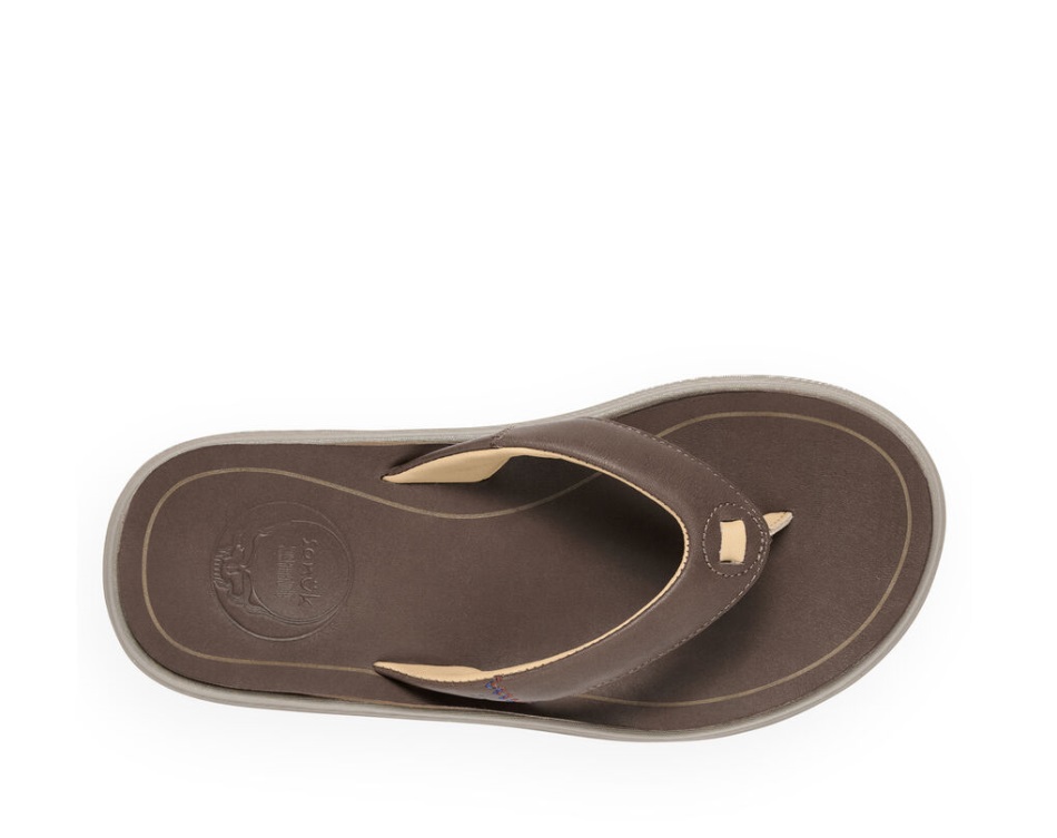 Sanuk Rippah Sustainasole X Grateful Dead Brown