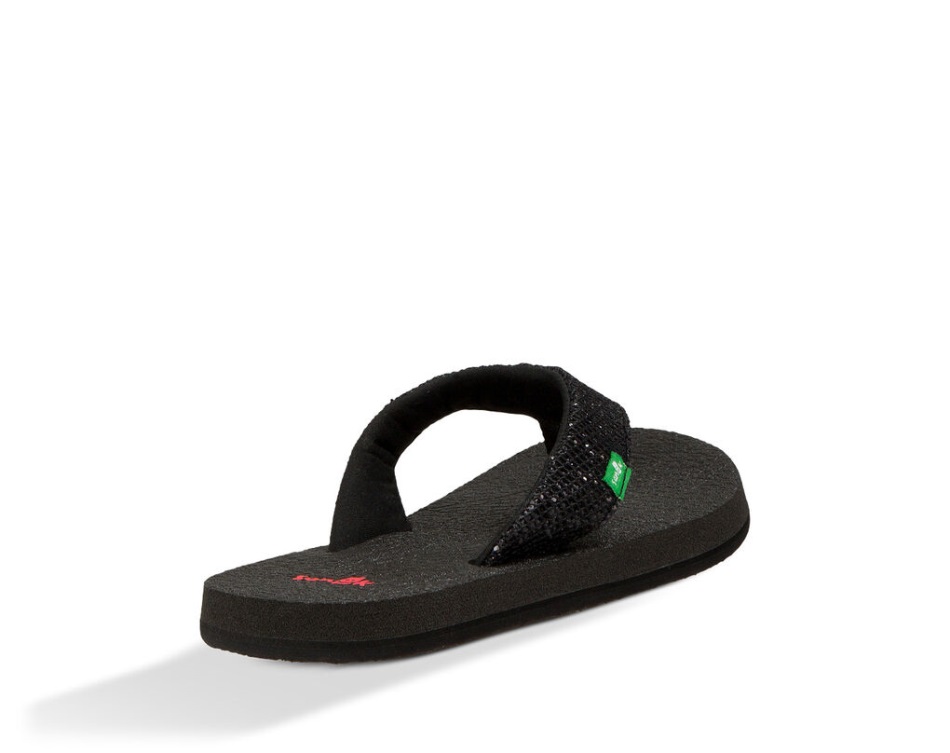 Sanuk Yoga Glitter Black