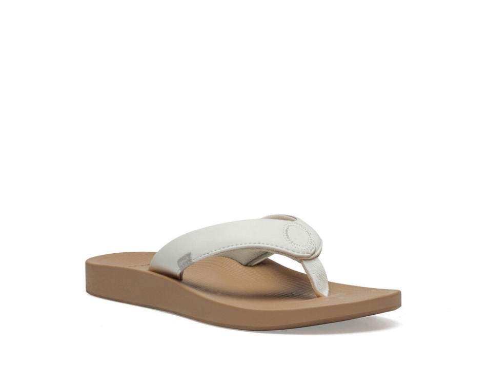 Sanuk Cosmic Yoga Mat(Synthetic) White-Tan