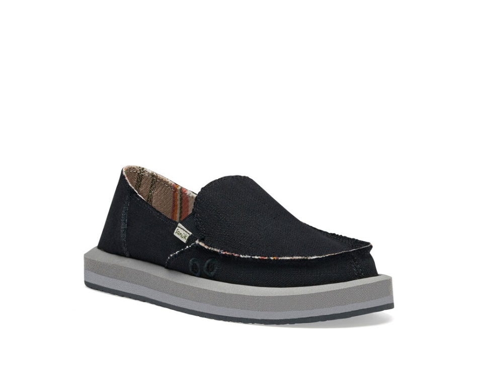 Sanuk Donna St Hemp Ebony