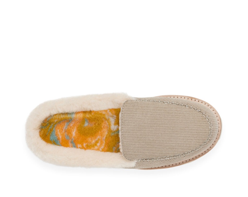 Sanuk Cozy Vibe Slipper Sm X Grateful Dead Taupe