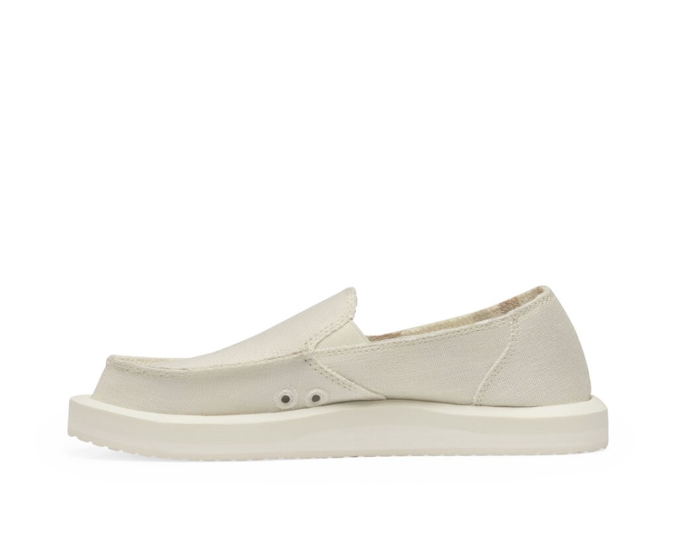 Sanuk Donna St Hemp White