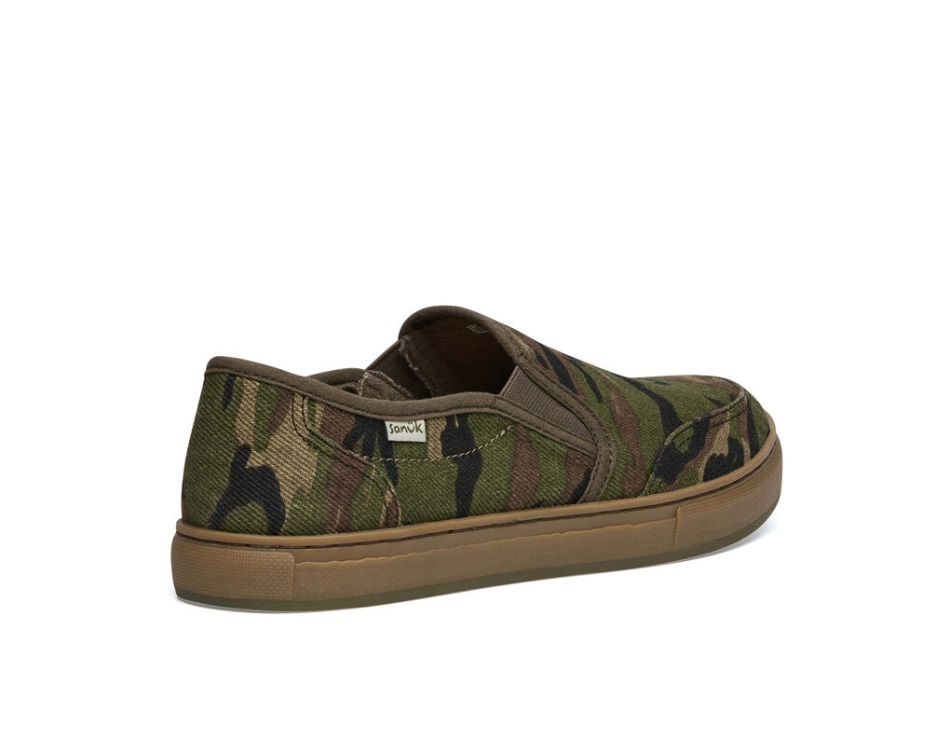 Sanuk Tideline Hemp Camo Woodland Camo