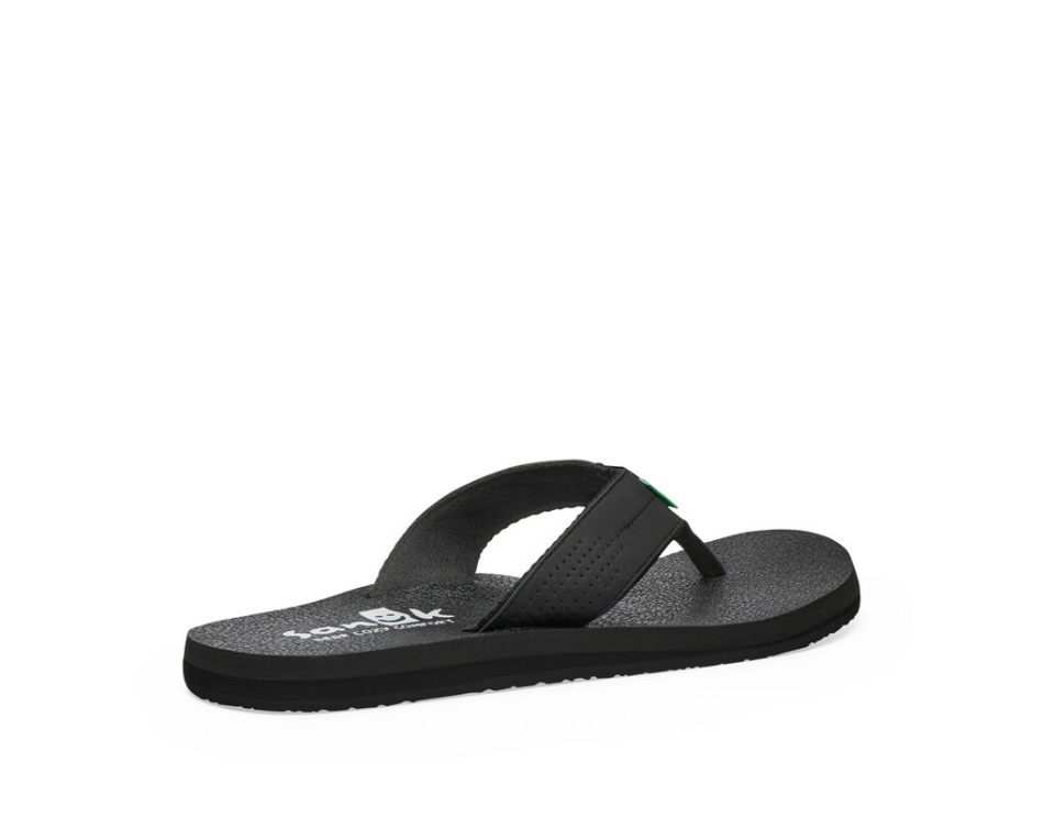 Sanuk Beer Cozy Coaster Black