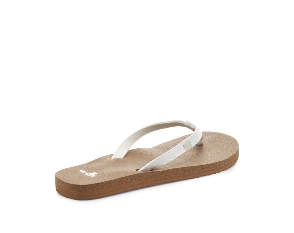 Sanuk Yoga Joy White-Tan