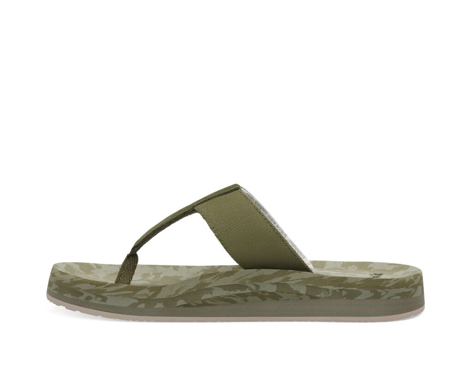 Sanuk Islay St Plus Stripe Dark Olive