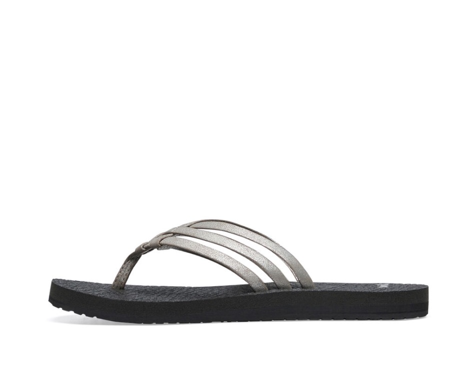 Sanuk Yoga Sandy Metallic Silver