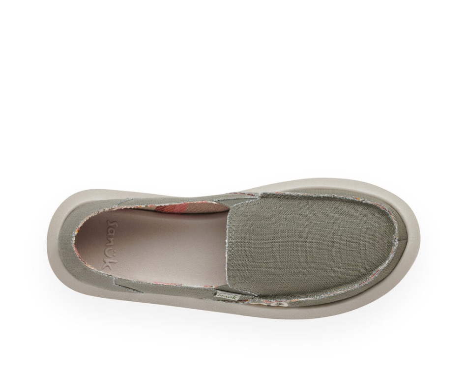 Sanuk Donna St Hemp Smokey Olive