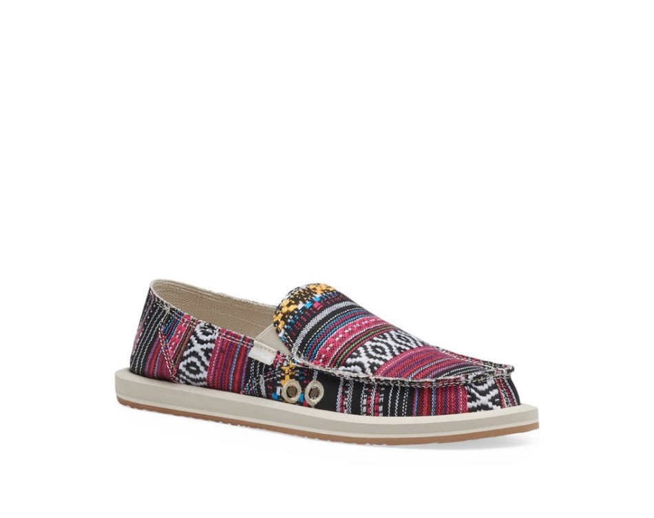Sanuk Donna Geo Black Multi