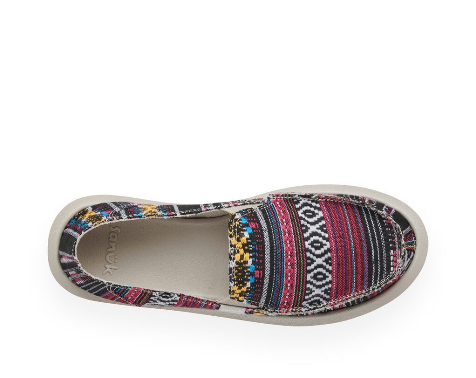 Sanuk Donna Geo Black Multi