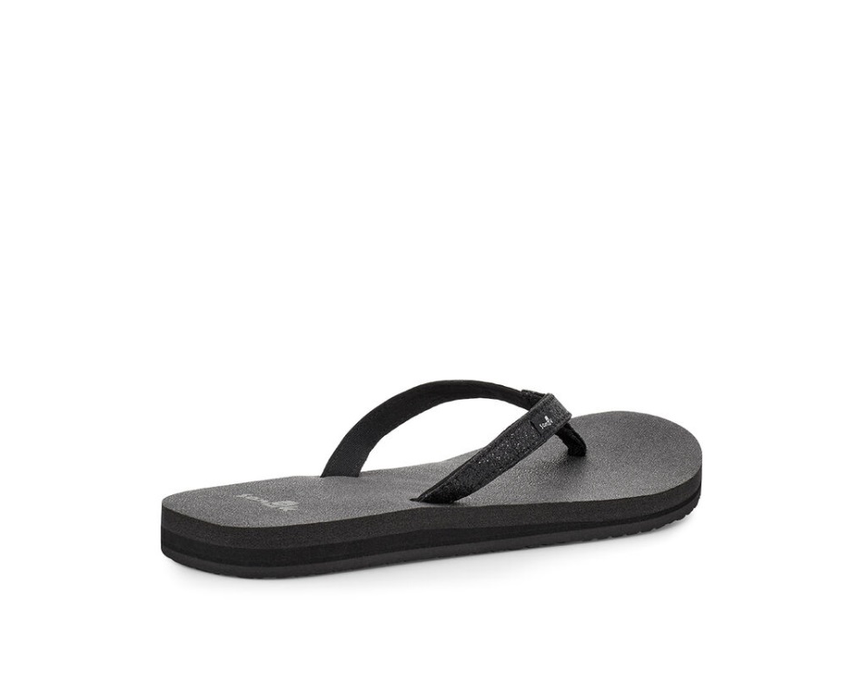 Sanuk Yoga Joy Sparkle Black Sparkle