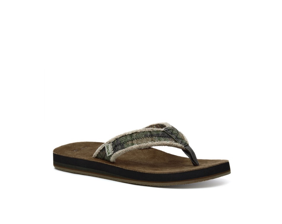 Sanuk Fraid Not St Woodland Camo